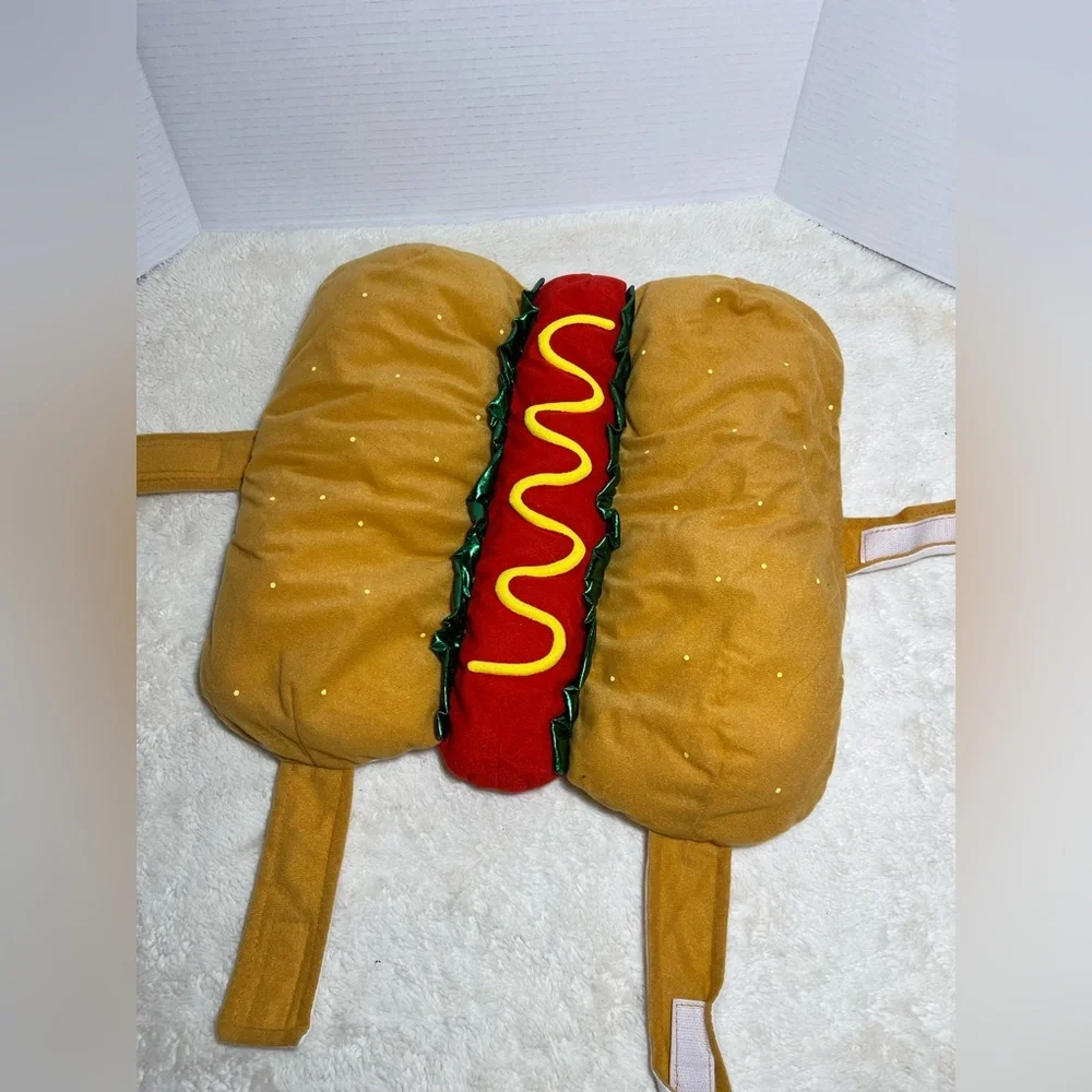 Hot Dog Costume for Dogs - Red and Tan
